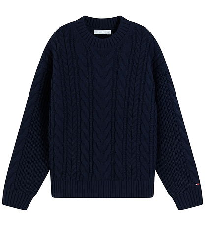 Tommy Hilfiger Bluse - Strik - Dark Blue
