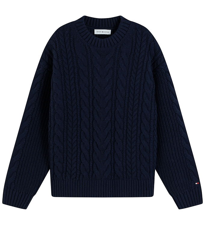 Tommy Hilfiger Bluse - Strik - Dark Blue