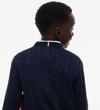 Tommy Hilfiger Bluse - Strik - Blue Flag