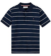 Tommy Hilfiger Polo - Dark Blue/White