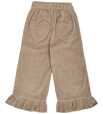 Müsli Bukser - Corduroy Frill - Walnut