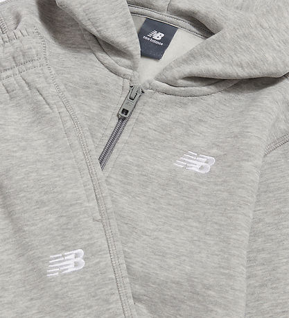 New Balance Sweatsæt - Small Logo - Athletic Grey Heather