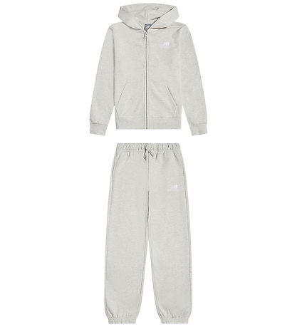 New Balance Sweatsæt - Small Logo - Athletic Grey Heather