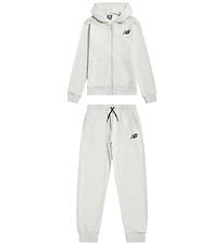 New Balance Sweatsæt - Small Logo - Ash Heather