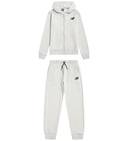 New Balance Sweatsæt - Small Logo - Ash Heather