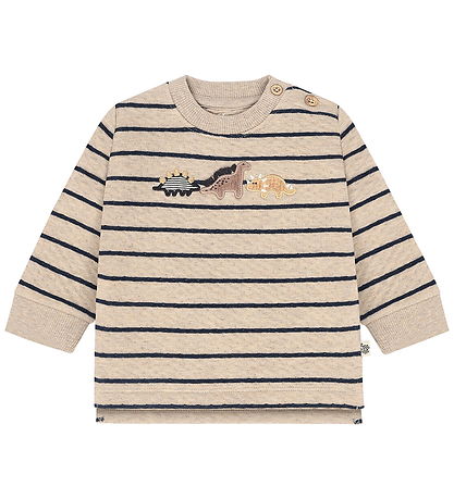 Hust and Claire Sweatshirt - HCSofus - Dinos - Biscuit