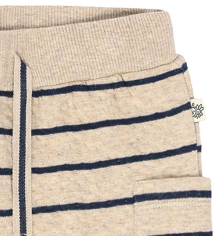 Hust and Claire Sweatpants - HcGorden Striped - Biscuit