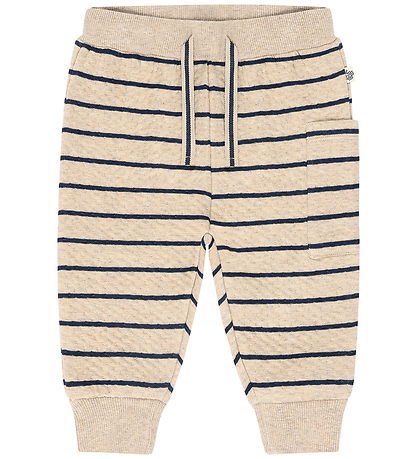 Hust and Claire Sweatpants - HcGorden Striped - Biscuit
