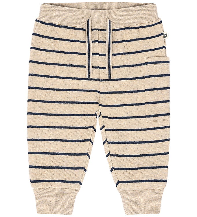 Hust and Claire Sweatpants - HcGorden Striped - Biscuit