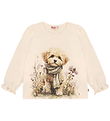 Hust and Claire Bluse - HcAlma - Dog - Off White