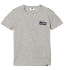 Mads Nørgaard T-shirt - Mid Grey Melange