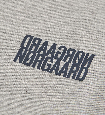 Mads Nørgaard T-shirt - Mid Grey Melange