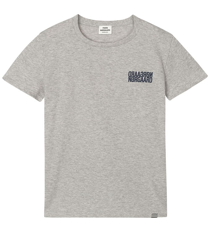 Mads Nørgaard T-shirt - Mid Grey Melange