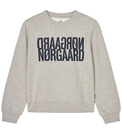 Mads Nørgaard Sweatshirt - Mid Grey Melange