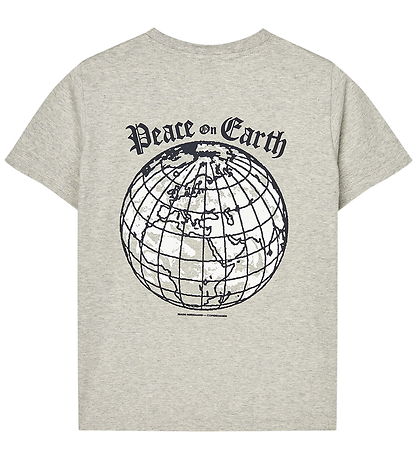 Mads Nørgaard T-shirt - Mid Grey Melange