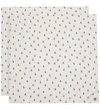 Jollein Babysvøb - 2-pak - 115x115 - Mini Teddy Bear