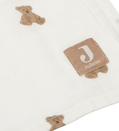 Jollein Babysvøb - 2-pak - 115x115 - Mini Teddy Bear