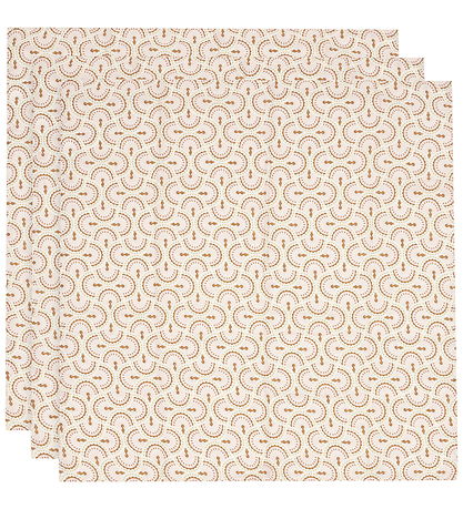 Jollein Stofbleer - 3-pak - 70x70cm - Soft Plumes