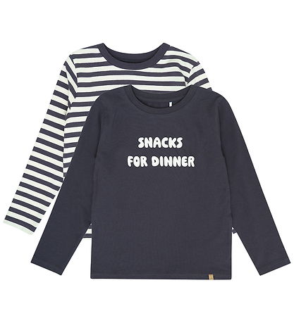 Minymo Bluse - 2-pak - Parisian Night