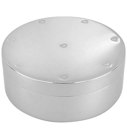 Noa Kids Smykkeskrin - Forkromet - 8,5 cm - Hjerter
