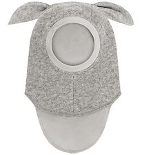 Huttelihut Elefanthue - Uld - 2-lags - Medium Grey Melange