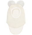 Huttelihut Elefanthue - Uld - 2-lags - Tofu m. Kvaste