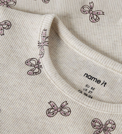 Name It Bluse - Rib - NmfRulies - Peyote Melange
