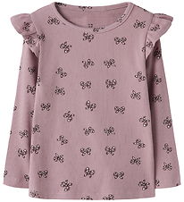 Name It Bluse - Rib - NmfRulies - Mauve Shadows