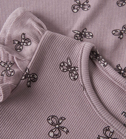 Name It Bluse - Rib - NmfRulies - Mauve Shadows