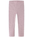 Name It Leggings - Rib - NmfRosally - Mauve Shadows