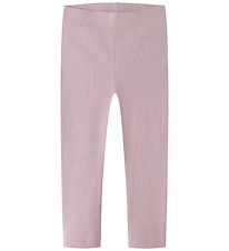 Name It Leggings - Rib - NmfRosally - Mauve Shadows