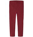 Name It Leggings - Rib - NmfRosally - Red Dahlia