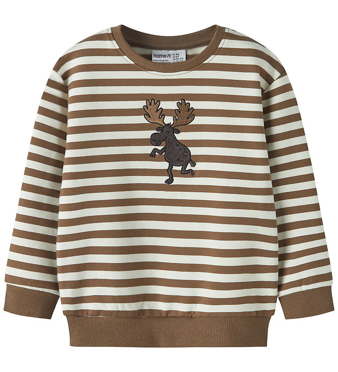 Name It Sweatshirt - NmmRafan - Sepia