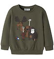 Name It Sweatshirt - NmmRad - Olive Night