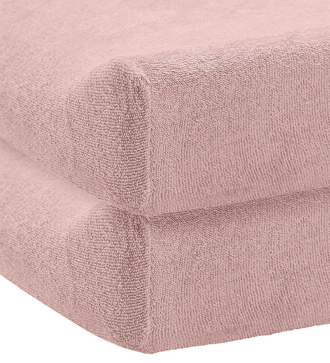 Jollein Puslepudebetræk - Terry - 2-pak - 50x70cm - Silk Rose