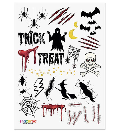 Snazaroo Tatoveringer - Halloween - Spooky - 20stk