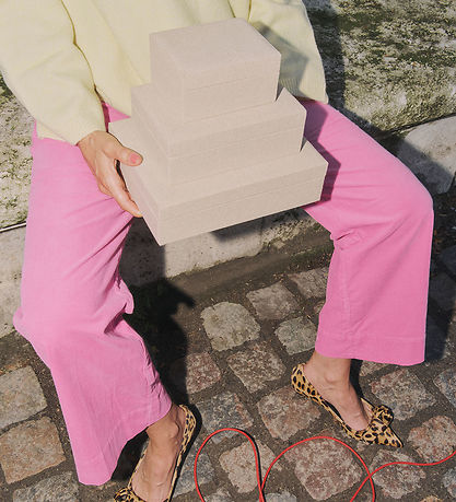 DAY ET Smykkeskrin - Linen - Raw Linen