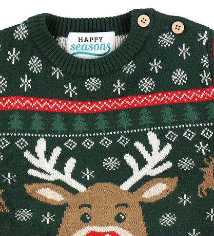 Jule-Sweaters Bluse - Strik - The Happy Rudolph Christmas