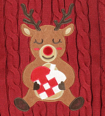 Jule-Sweaters Bluse - Strik - Loving Reindeer Cable