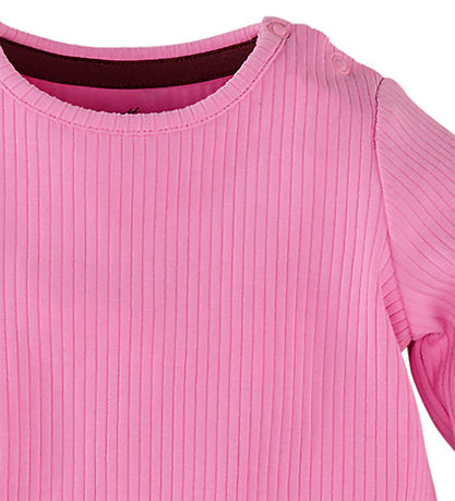 Z8 Bluse - Rib - Pien - Pink Power