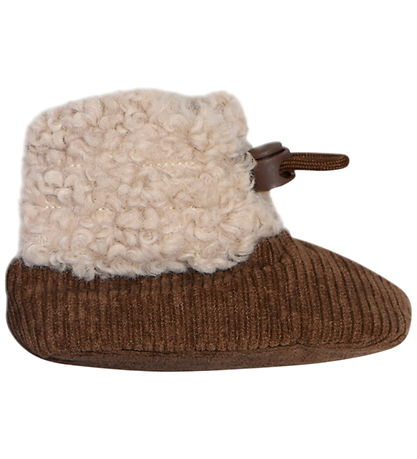 Melton Hjemmesko - Fluffy Baby - Brown