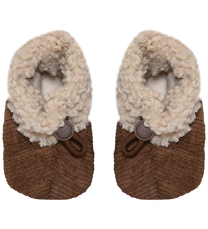 Melton Hjemmesko - Fluffy Baby - Brown