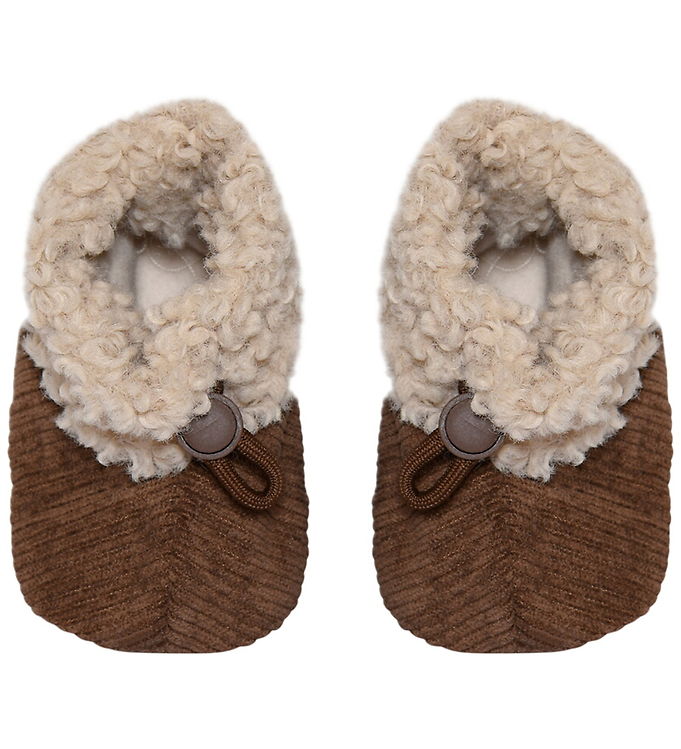 Melton Hjemmesko - Fluffy Baby - Brown
