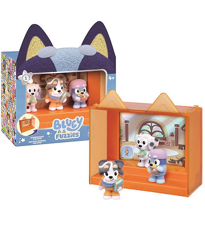 Bluey Figurer - 3-Pak - Fuzzies - Refresh