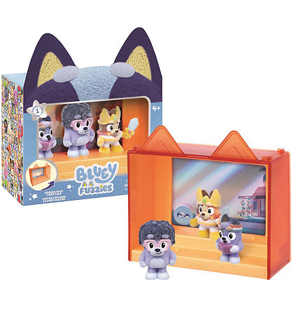 Bluey Figurer - 3-Pak - Fuzzies - Refresh