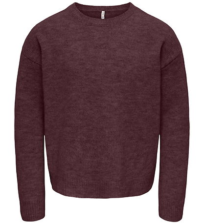 Kids Only Bluse - Strik - KogOlivia - Fudge/Melange