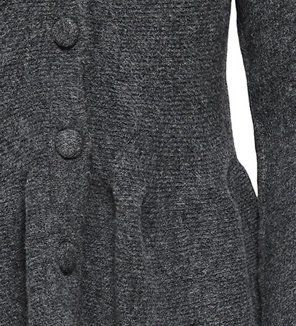 Kids Only Cardigan - Strik - KogPiruet - Dark Grey Melange