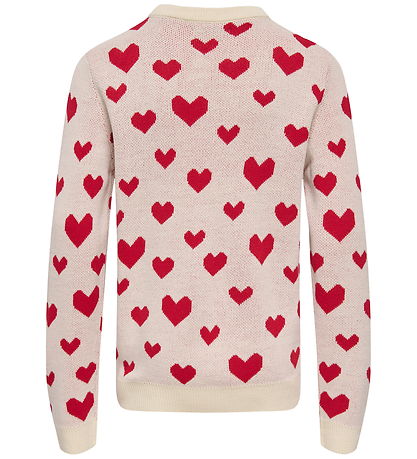 Kids Only Bluse - Strik - KogXmas - Birch/Merry Christmas