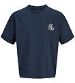 Jack & Jones T-shirt - JorFrederiksberg - Sky Captain