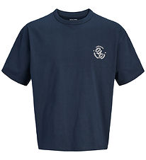 Jack & Jones T-shirt - JorFrederiksberg - Sky Captain